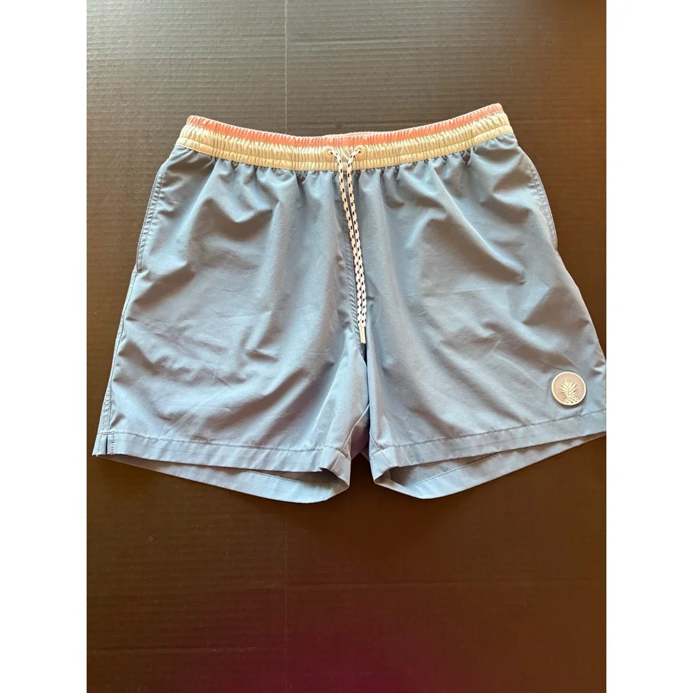 Chubbies Mens Dusty Blue Swim Trunks 